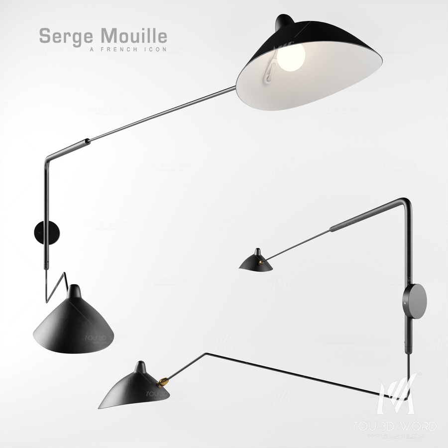 Sconce 2 rotating arms